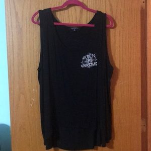 Black Across The Universe Tank 3x